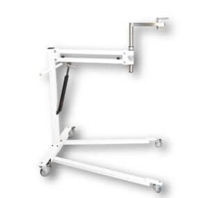 Carro para RX portátil CRRXP con brazo plegable y giro de 270°