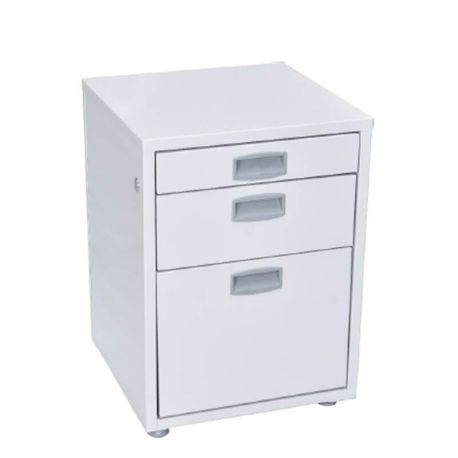 Gabinete escritorio GBET con tres cajones y cerradura, MOC-GBET