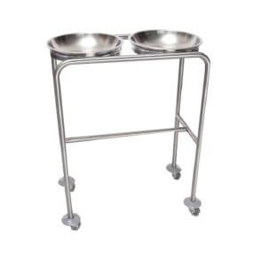 Porta lebrillo rodable PLDI en acero inoxidable 304