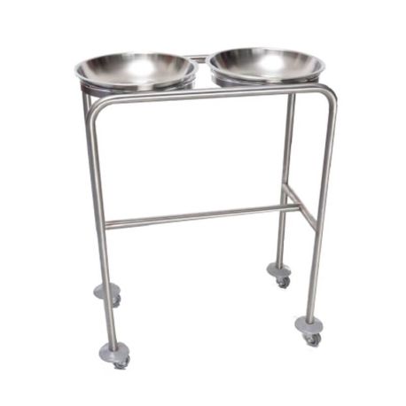 Porta lebrillo rodable PLDI en acero inoxidable 304, MOC-PLDI