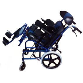 Silla de ruedas de acero PCA para adulto