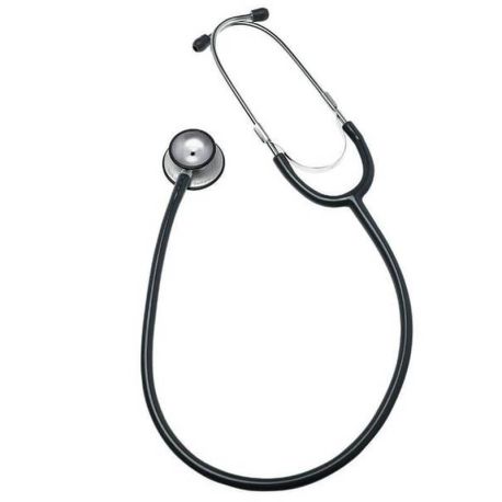 Estetoscopio duplex® negro, cabeza cromada, en caja expositora de cartón, RIS-4011-01