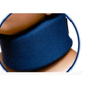 Collarín cervical de perfil medio, color azul