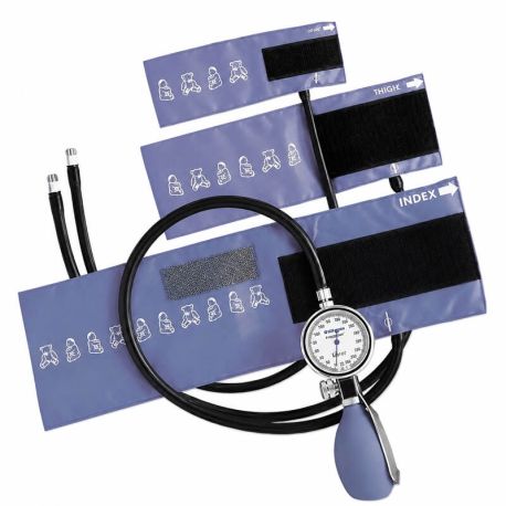 Baumanometro aneroide con brazalete de velcro para niños, lactantes y neonatos, RIS-1441