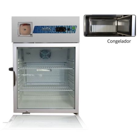 Refrigerador para laboratorio de 5.4 pies con congelador, DEL-RD-5D-C
