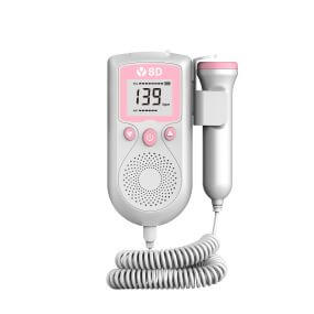 Doppler fetal recargable SD PRO con detección automática de frecuencia cardiaca