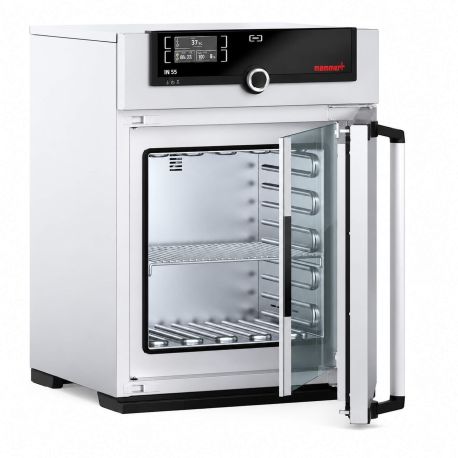 Incubador Memmert IN55 de 53 L con control digital y rango de +20 °C a +80 °C, MMT-IN55