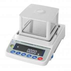 Balanza de precisión A&D Apollo GF-2002A de 2200 g x 0.01 g con calibración externa